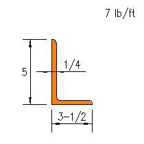 L 5x3.5x0.250