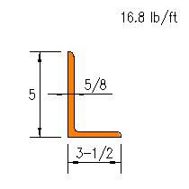 L 5x3.5x0.625