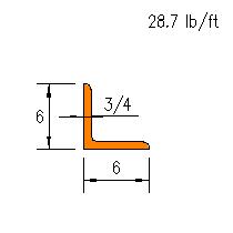 L 6x6x0.750