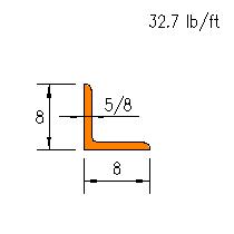 L 8x8x0.625