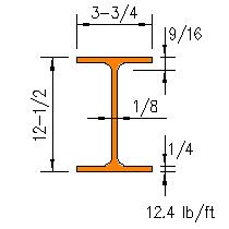 M 12.5x12.4