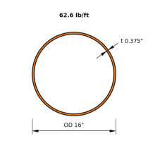 Pipe 16 STD
