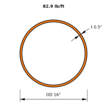 Pipe 16 XS