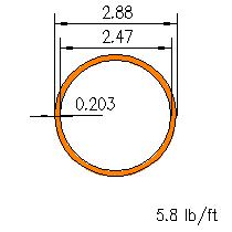 Pipe 2.5 STD