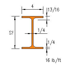 W 12x16