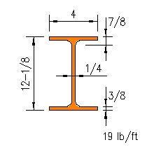 W 12x19