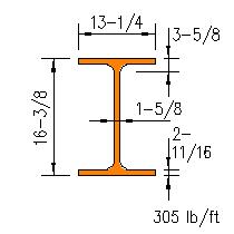 W 12x305