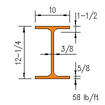W 12x58