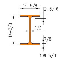 W 14x109