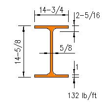 W 14x132