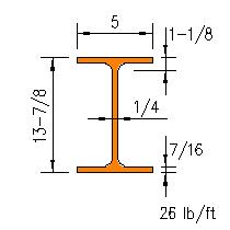 W 14x26