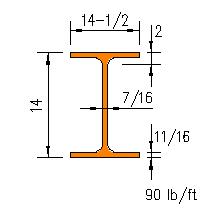 W 14x90