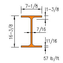 W 16x57