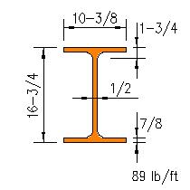 W 16x89