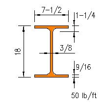 W 18x50