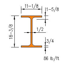 W 18x86