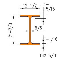 W 21x132