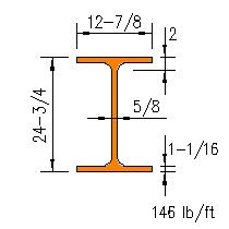W 24x146