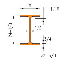 W 24x84