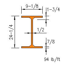 W 24x94