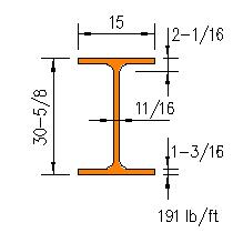 W 30x191