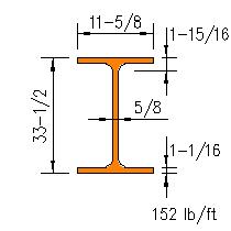 W 33x152