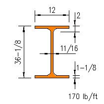 W 36x170