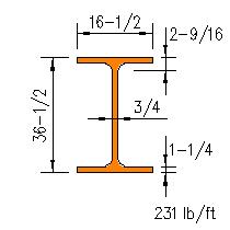 W 36x231