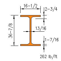 W 36x262
