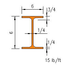W 6x15