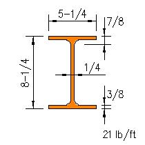 W 8x21