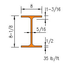 W 8x35