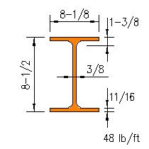 W 8x48