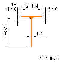 WT 10.5x50.5