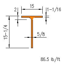 WT 15x86.5